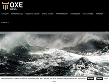 Tablet Screenshot of oxe-diesel.com